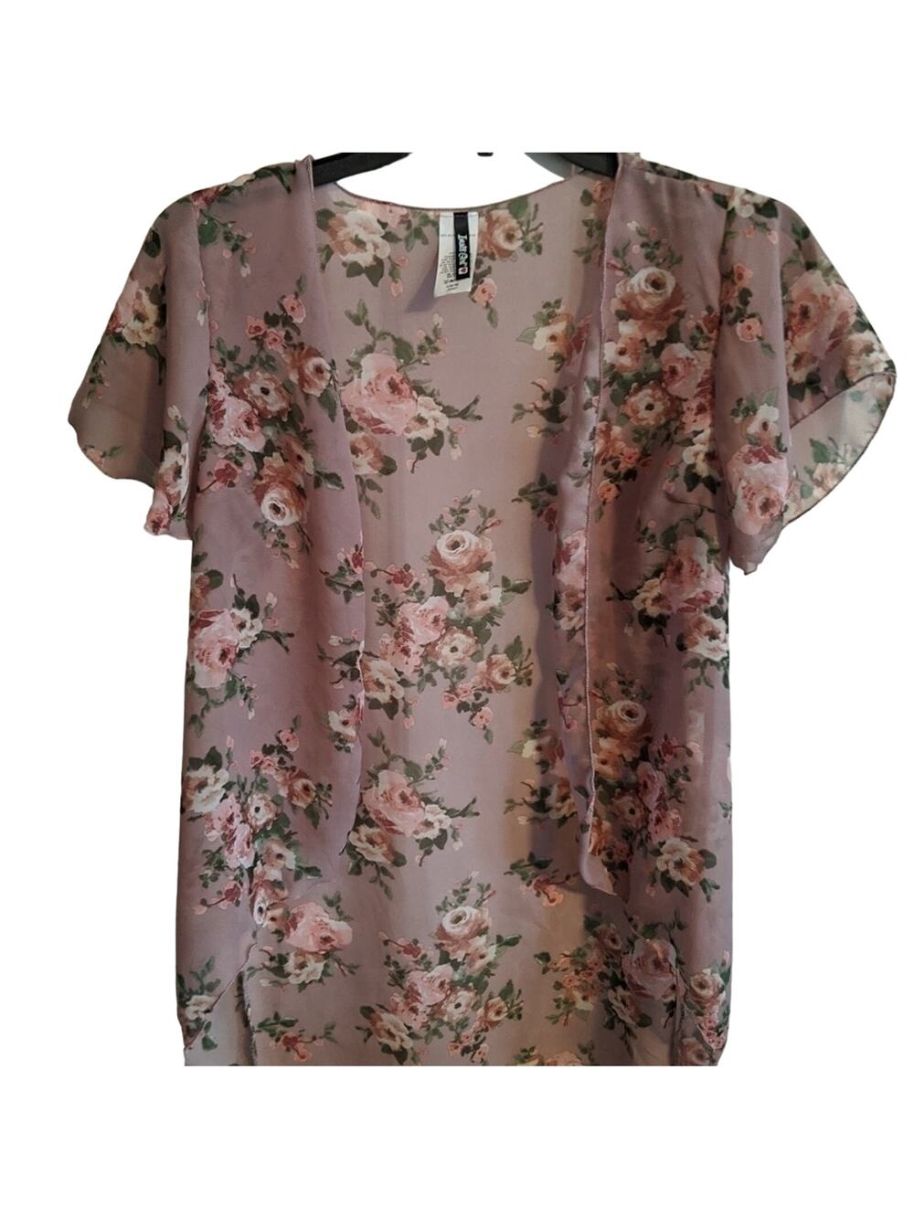 InstaGirl Floral Kimono, L. EUC